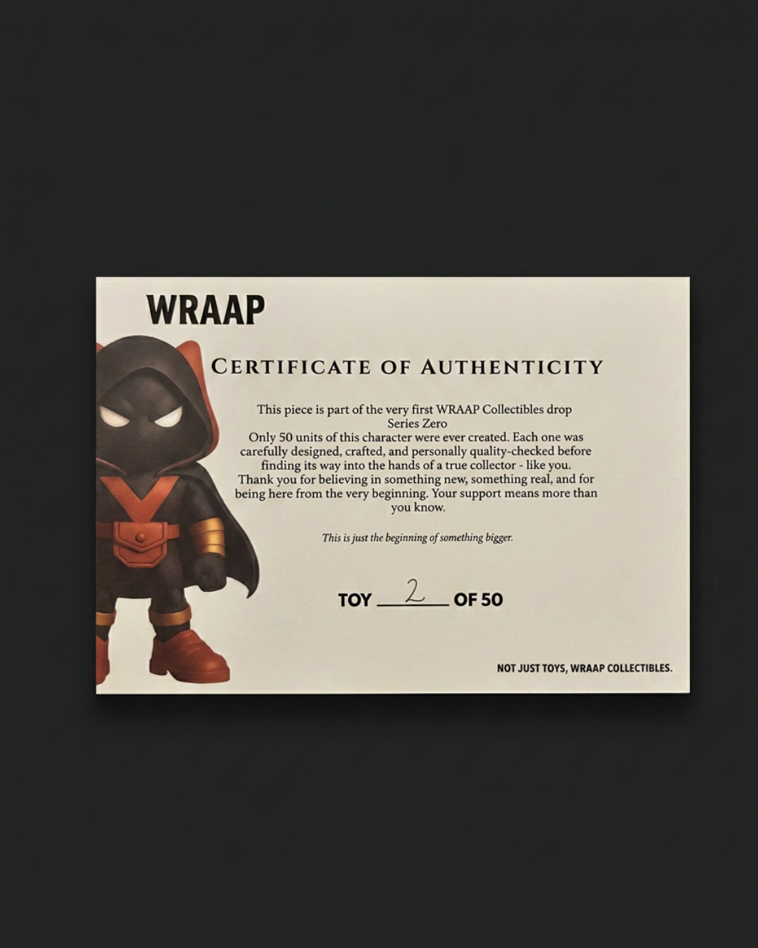 WRAAP Series Zero    Limited Edition