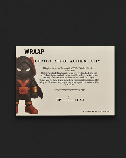 WRAAP Series Zero    Limited Edition
